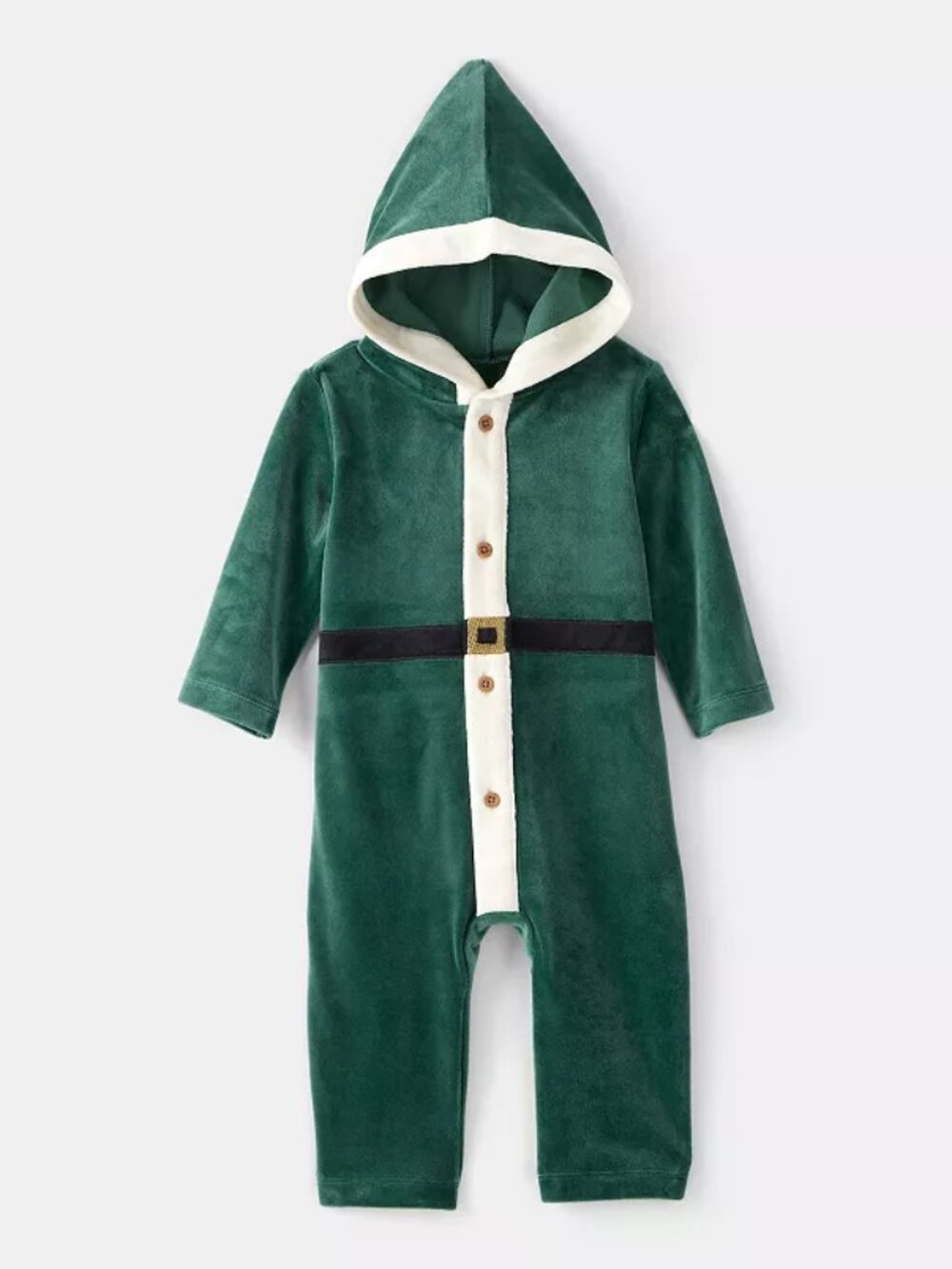 Baby Carter's Elf Hooded Jumpsuit Green Elf, Size: 3 MONTHS
